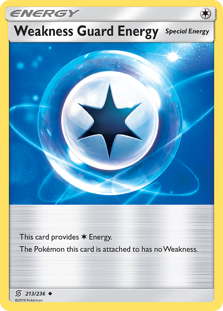 Weakness Guard Energy (213/236) [Sun & Moon: Unified Minds] | Jomio and Rueliete's Cards and Comics