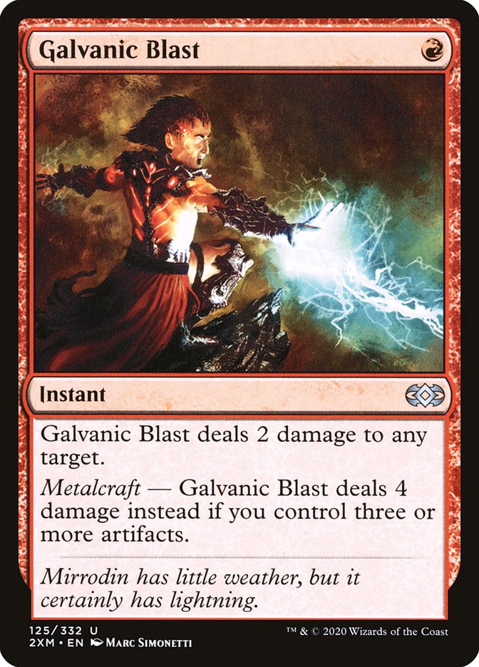 Galvanic Blast [Double Masters] | Jomio and Rueliete's Cards and Comics
