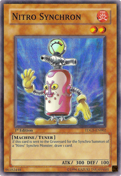 Nitro Synchron [TDGS-EN002] Super Rare | Jomio and Rueliete's Cards and Comics
