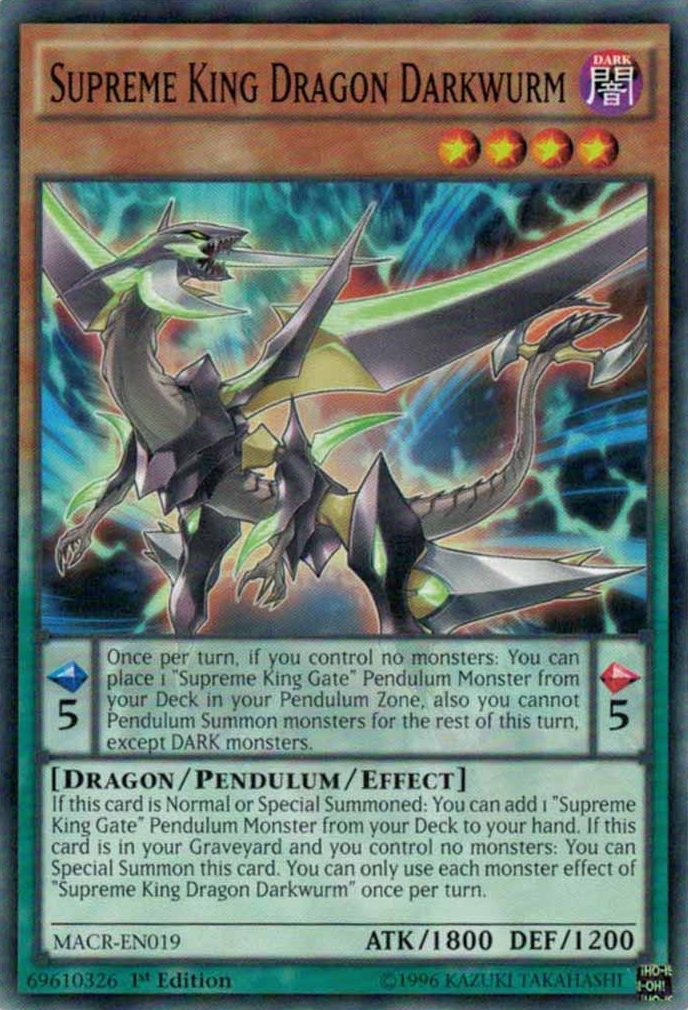 Supreme King Dragon Darkwurm [MACR-EN019] Common | Jomio and Rueliete's Cards and Comics
