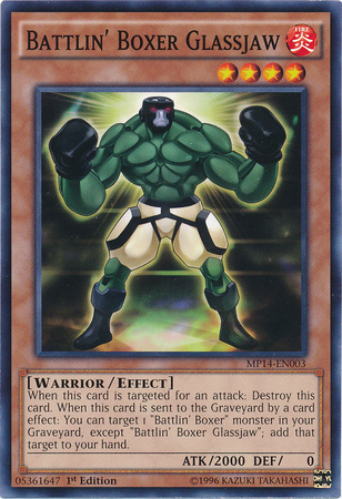 Battlin' Boxer Glassjaw [MP14-EN003] Common | Jomio and Rueliete's Cards and Comics