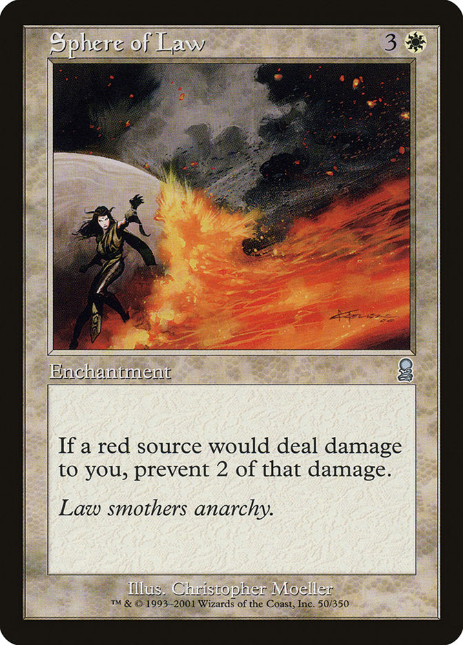 Sphere of Law [Odyssey] | Jomio and Rueliete's Cards and Comics