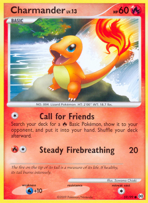 Charmander (59/99) [Platinum: Arceus] | Jomio and Rueliete's Cards and Comics