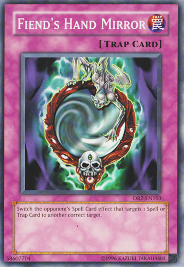 Fiend's Hand Mirror [DR2-EN103] Common | Jomio and Rueliete's Cards and Comics