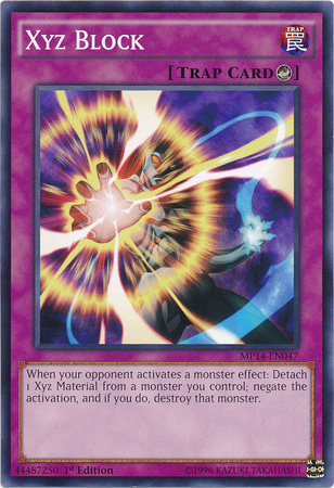 Xyz Block [MP14-EN047] Common | Jomio and Rueliete's Cards and Comics