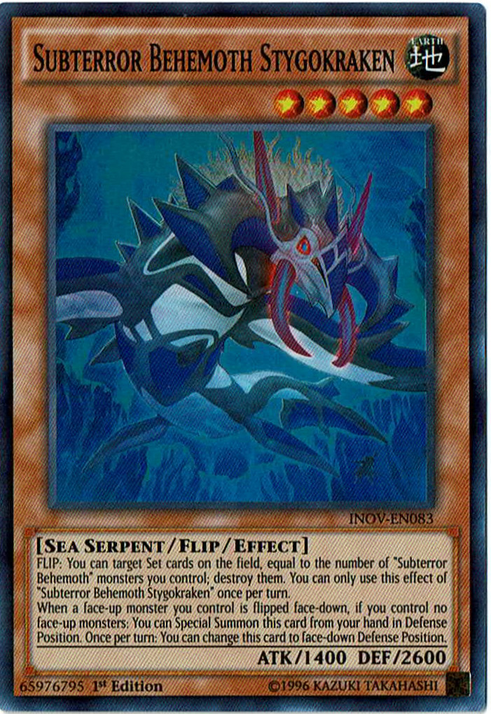 Subterror Behemoth Stygokraken [INOV-EN083] Super Rare | Jomio and Rueliete's Cards and Comics