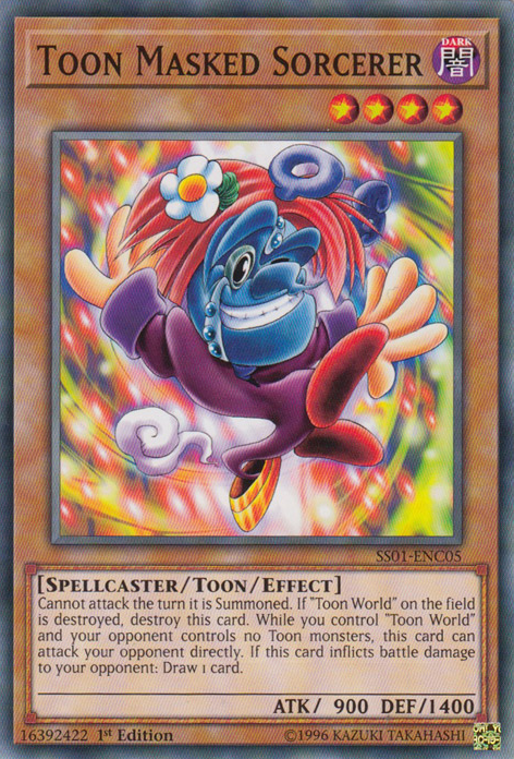 Toon Masked Sorcerer [SS01-ENC05] Common | Jomio and Rueliete's Cards and Comics