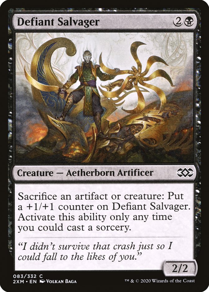 Defiant Salvager [Double Masters] | Jomio and Rueliete's Cards and Comics