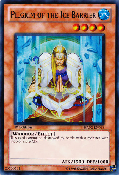 Pilgrim of the Ice Barrier [HA02-EN046] Super Rare | Jomio and Rueliete's Cards and Comics
