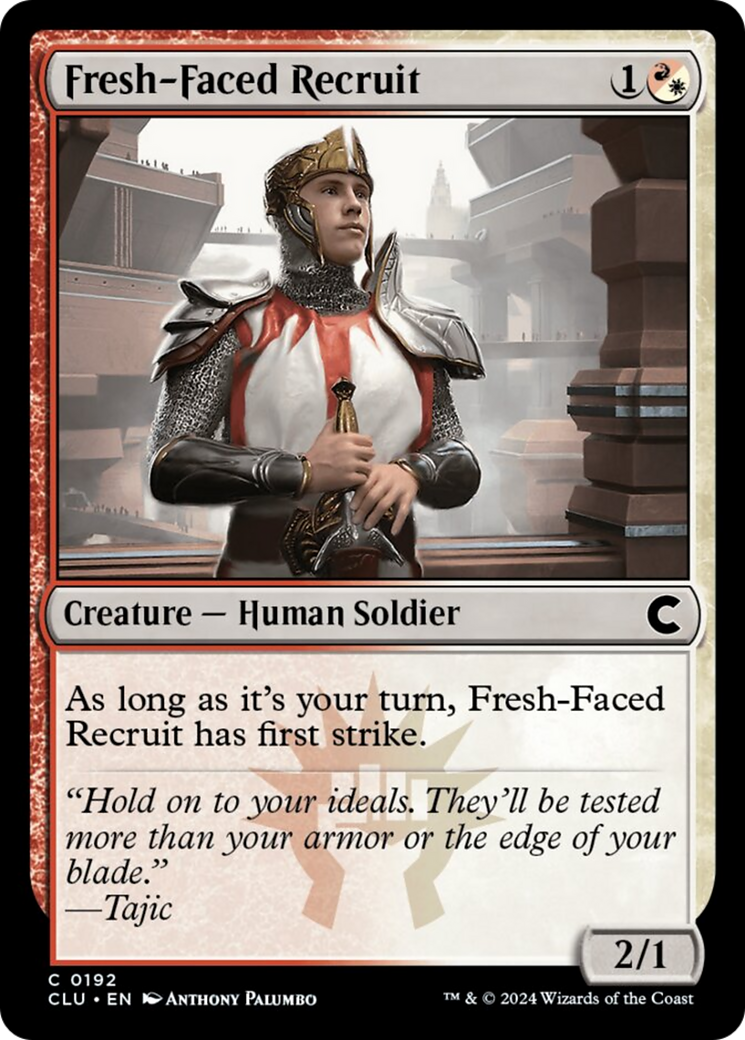 Fresh-Faced Recruit [Ravnica: Clue Edition] | Jomio and Rueliete's Cards and Comics