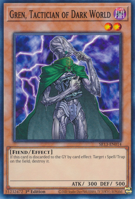Gren, Tactician of Dark World [SR13-EN014] Common | Jomio and Rueliete's Cards and Comics