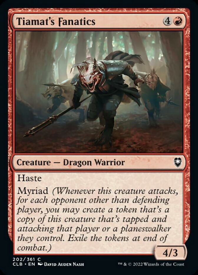 Tiamat's Fanatics [Commander Legends: Battle for Baldur's Gate] | Jomio and Rueliete's Cards and Comics