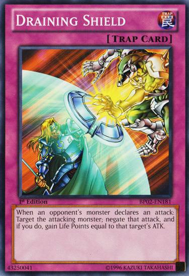 Draining Shield [BP02-EN181] Common | Jomio and Rueliete's Cards and Comics