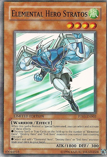 Elemental HERO Stratos [PT03-EN002] Common | Jomio and Rueliete's Cards and Comics