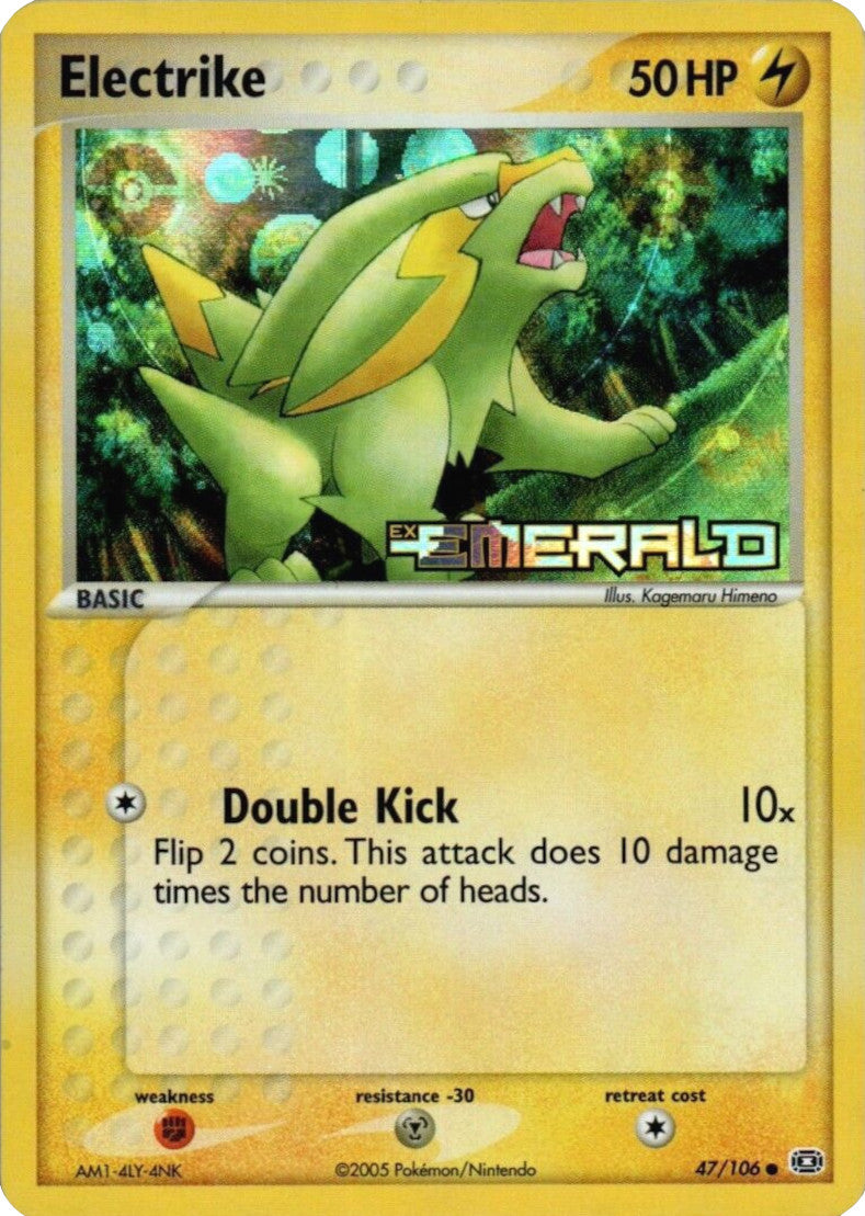 Electrike (47/106) (Stamped) [EX: Emerald] | Jomio and Rueliete's Cards and Comics