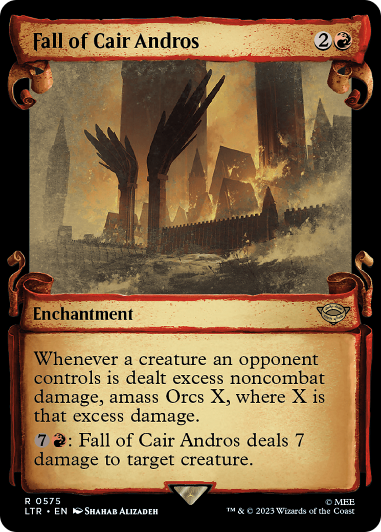 Fall of Cair Andros [The Lord of the Rings: Tales of Middle-Earth Showcase Scrolls] | Jomio and Rueliete's Cards and Comics