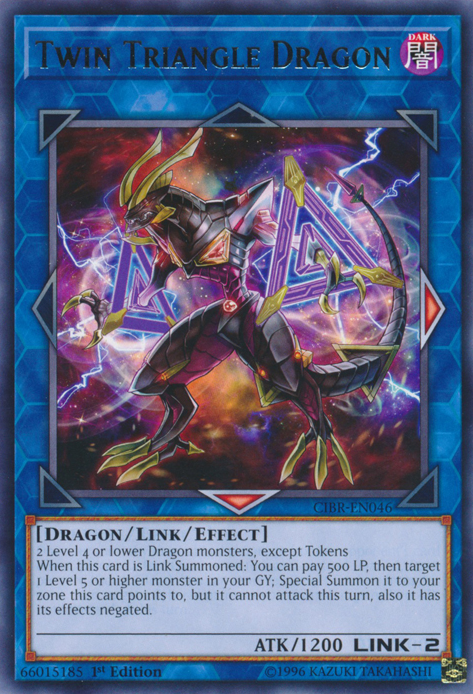 Twin Triangle Dragon [CIBR-EN046] Rare | Jomio and Rueliete's Cards and Comics