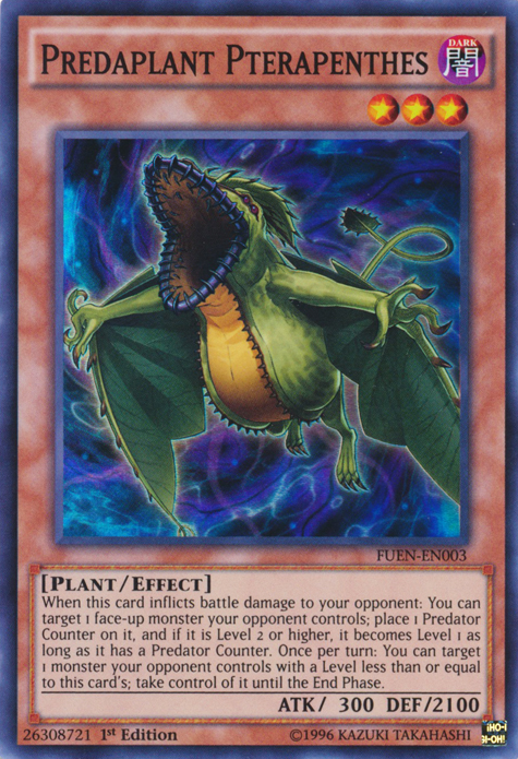 Predaplant Pterapenthes [FUEN-EN003] Super Rare | Jomio and Rueliete's Cards and Comics