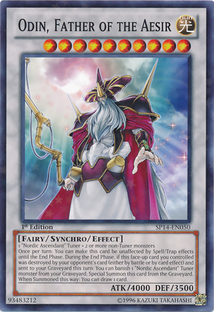 Odin, Father of the Aesir [SP14-EN050] Starfoil Rare | Jomio and Rueliete's Cards and Comics