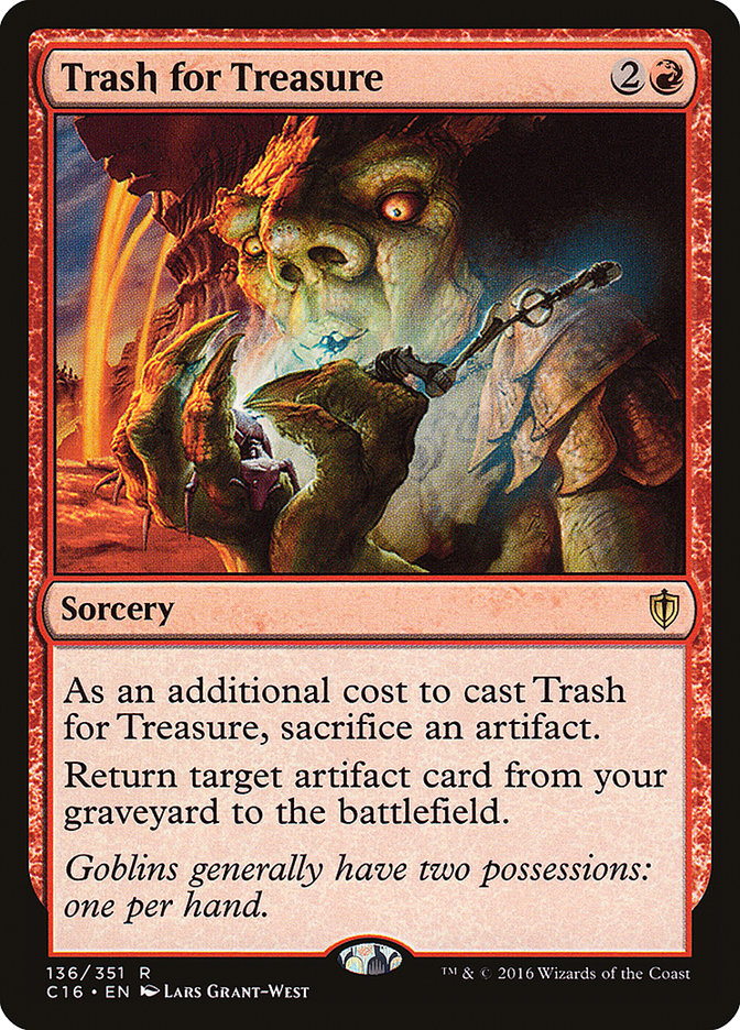 Trash for Treasure [Commander 2016] | Jomio and Rueliete's Cards and Comics