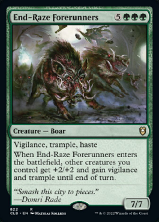 End-Raze Forerunners [Commander Legends: Battle for Baldur's Gate] | Jomio and Rueliete's Cards and Comics