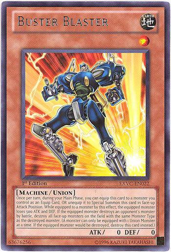 Buster Blaster [EXVC-EN022] Rare | Jomio and Rueliete's Cards and Comics