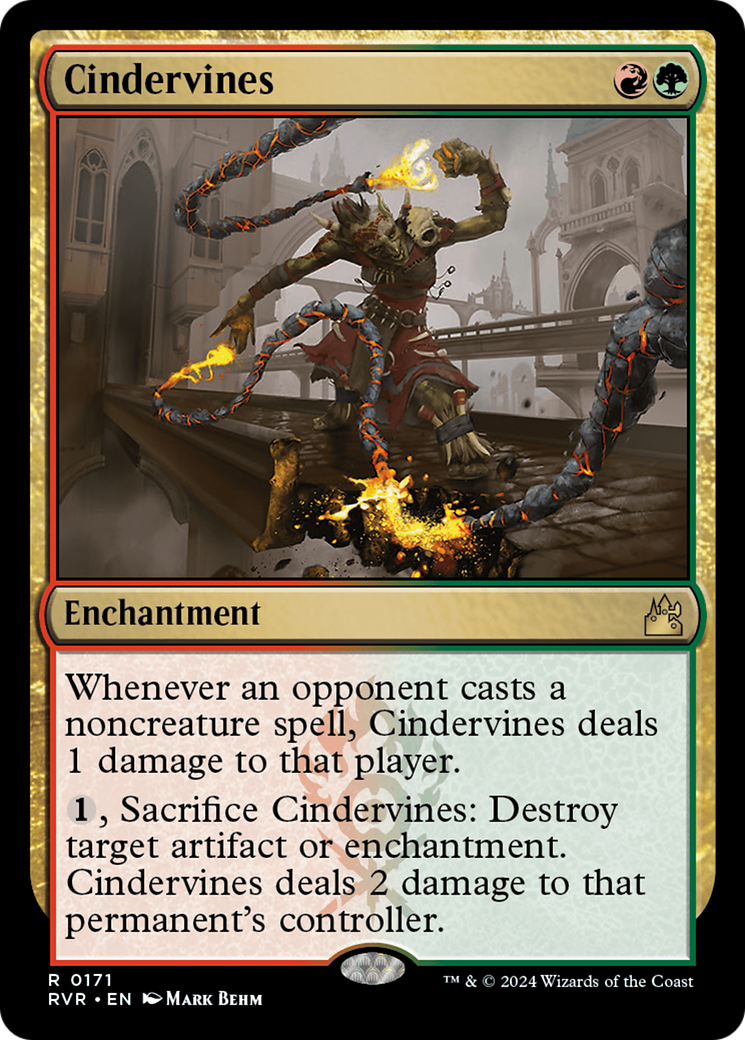 Cindervines [Ravnica Remastered] | Jomio and Rueliete's Cards and Comics