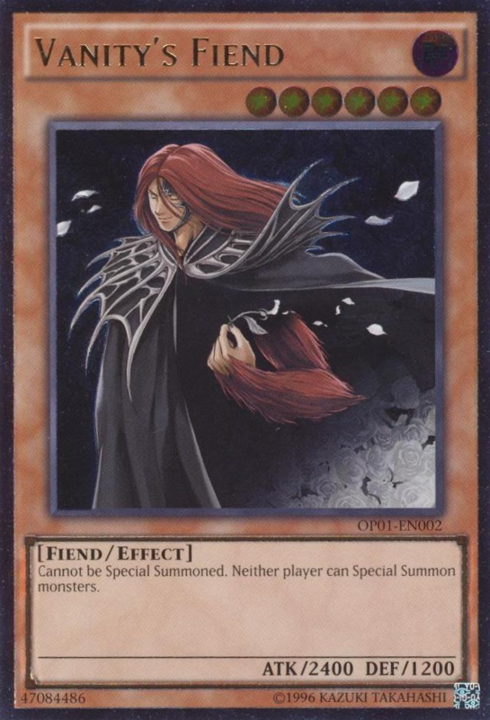 Vanity's Fiend [OP01-EN002] Ultimate Rare | Jomio and Rueliete's Cards and Comics