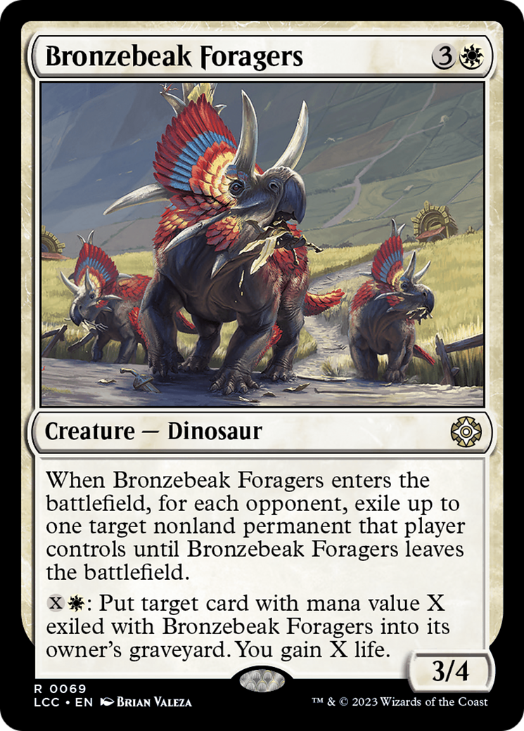 Bronzebeak Foragers [The Lost Caverns of Ixalan Commander] | Jomio and Rueliete's Cards and Comics