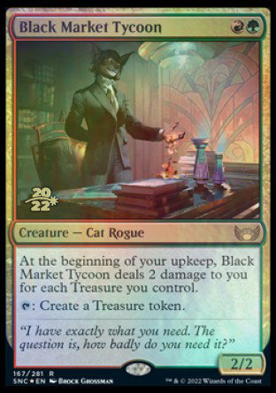 Black Market Tycoon [Streets of New Capenna Prerelease Promos] | Jomio and Rueliete's Cards and Comics