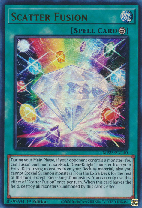 Scatter Fusion [MP23-EN140] Ultra Rare | Jomio and Rueliete's Cards and Comics