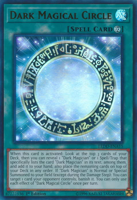 Dark Magical Circle [LEDD-ENA15] Ultra Rare | Jomio and Rueliete's Cards and Comics