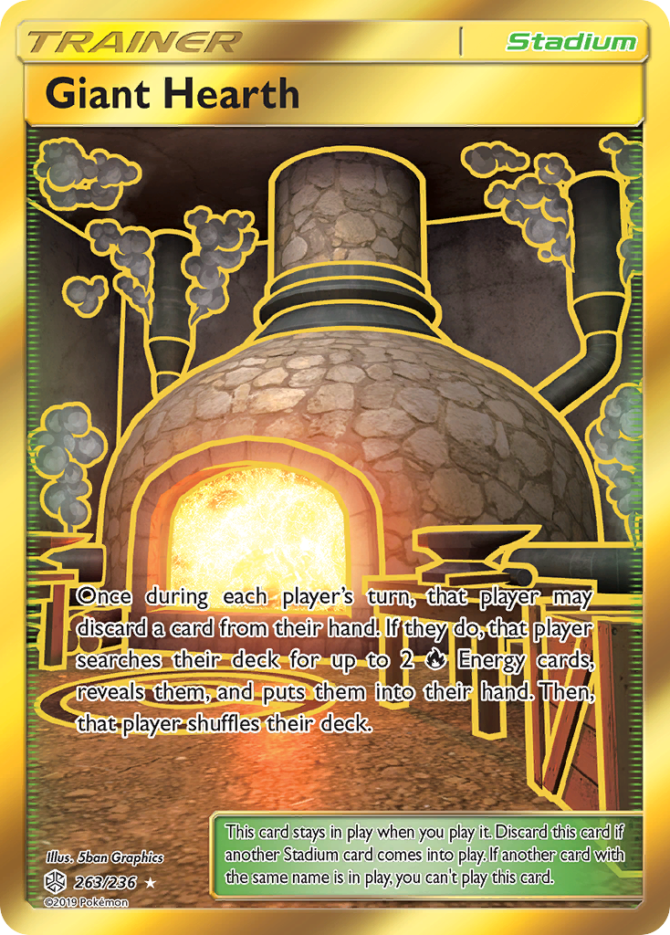 Giant Hearth (263/236) [Sun & Moon: Cosmic Eclipse] | Jomio and Rueliete's Cards and Comics