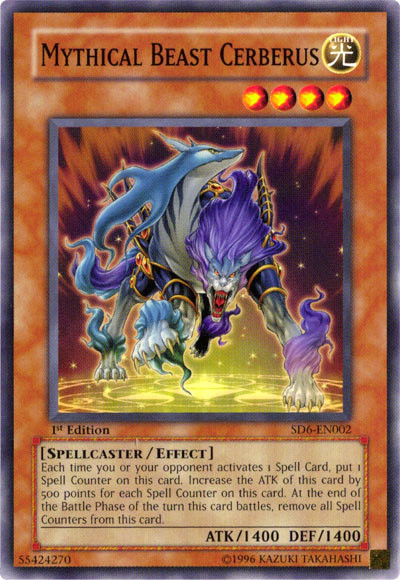 Mythical Beast Cerberus [SD6-EN002] Common | Jomio and Rueliete's Cards and Comics