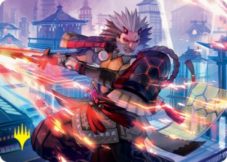 Isshin, Two Heavens as One 2 Art Card (Gold-Stamped Signature) [Kamigawa: Neon Dynasty Art Series] | Jomio and Rueliete's Cards and Comics