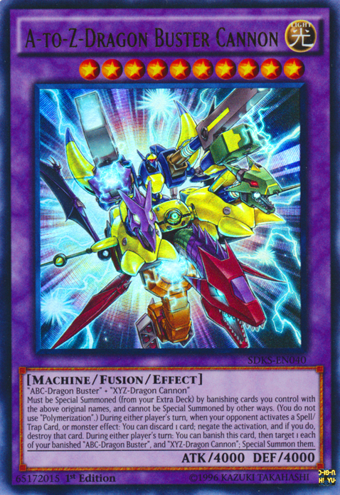 A-to-Z-Dragon Buster Cannon [SDKS-EN040] Ultra Rare | Jomio and Rueliete's Cards and Comics