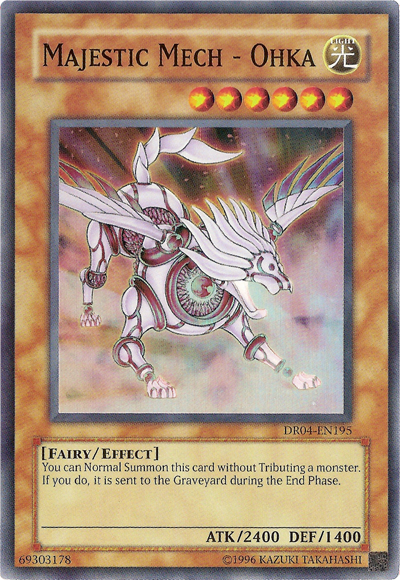 Majestic Mech - Ohka [DR04-EN195] Super Rare | Jomio and Rueliete's Cards and Comics