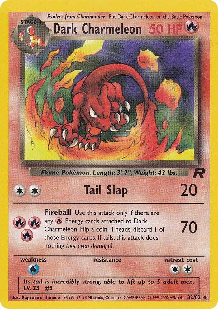 Dark Charmeleon (32/82) [Team Rocket Unlimited] | Jomio and Rueliete's Cards and Comics