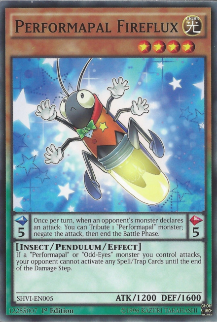 Performapal Fireflux [SHVI-EN005] Common | Jomio and Rueliete's Cards and Comics