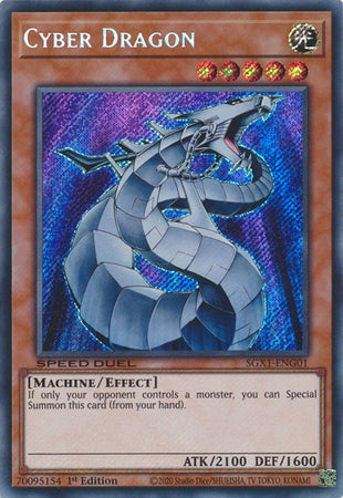 Cyber Dragon [SGX1-ENG01] Secret Rare | Jomio and Rueliete's Cards and Comics