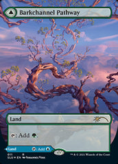 Barkchannel Pathway // Tidechannel Pathway (Borderless) [Secret Lair: Ultimate Edition 2] | Jomio and Rueliete's Cards and Comics