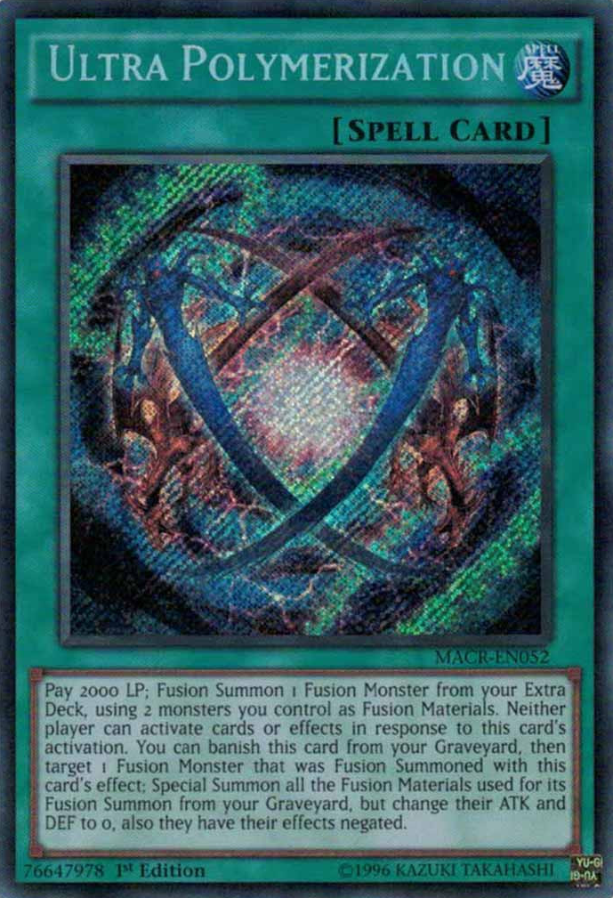 Ultra Polymerization [MACR-EN052] Secret Rare | Jomio and Rueliete's Cards and Comics