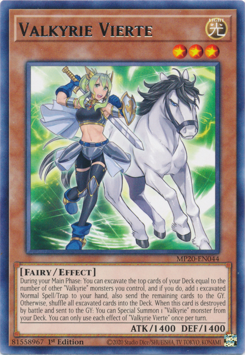 Valkyrie Vierte [MP20-EN044] Rare | Jomio and Rueliete's Cards and Comics