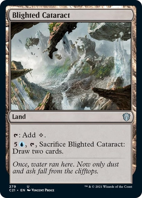 Blighted Cataract [Commander 2021] | Jomio and Rueliete's Cards and Comics