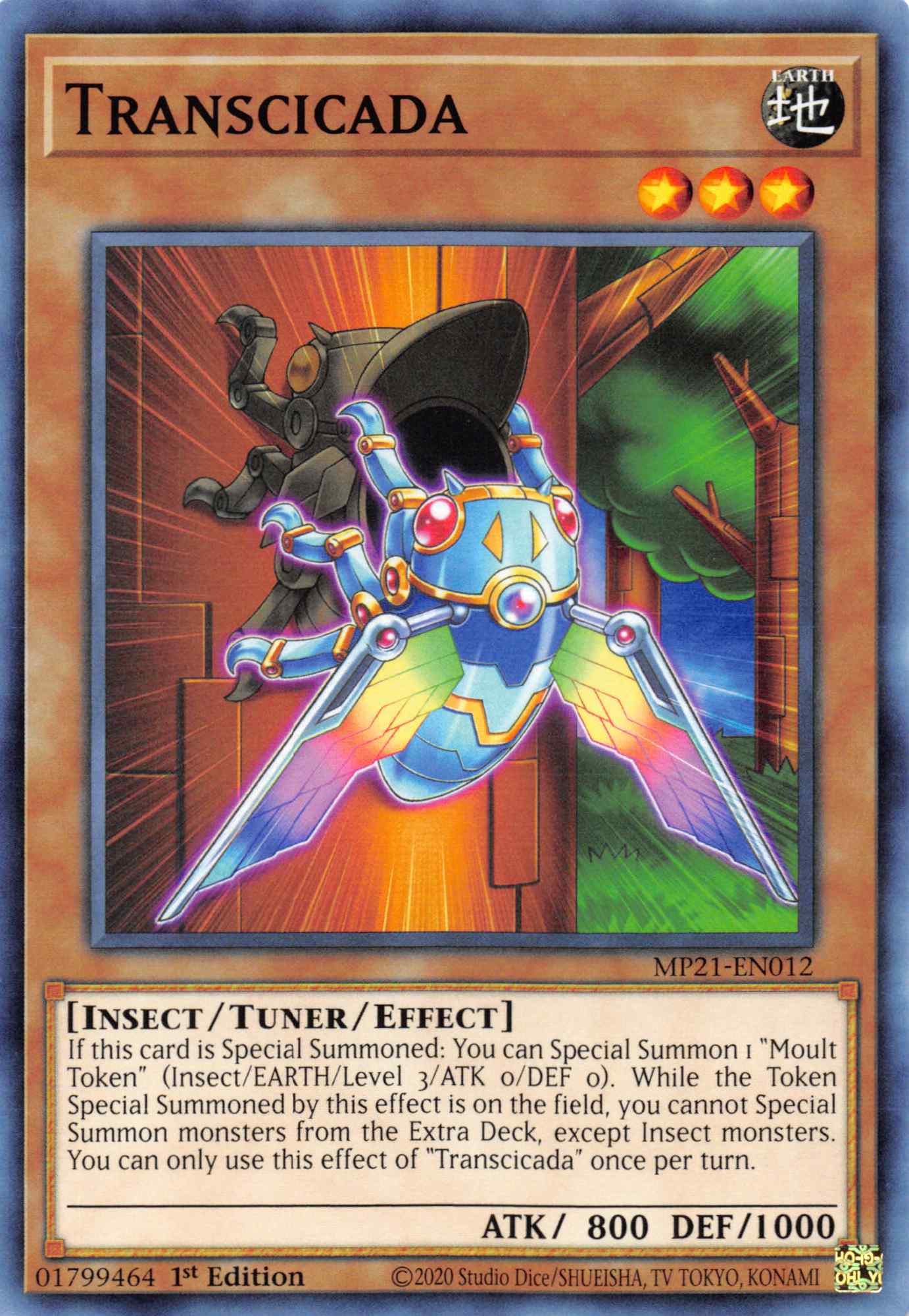 Transcicada [MP21-EN012] Common | Jomio and Rueliete's Cards and Comics