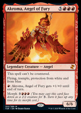 Akroma, Angel of Fury [Time Spiral Remastered] | Jomio and Rueliete's Cards and Comics