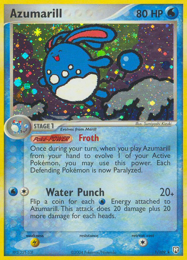Azumarill (1/109) [EX: Team Rocket Returns] | Jomio and Rueliete's Cards and Comics