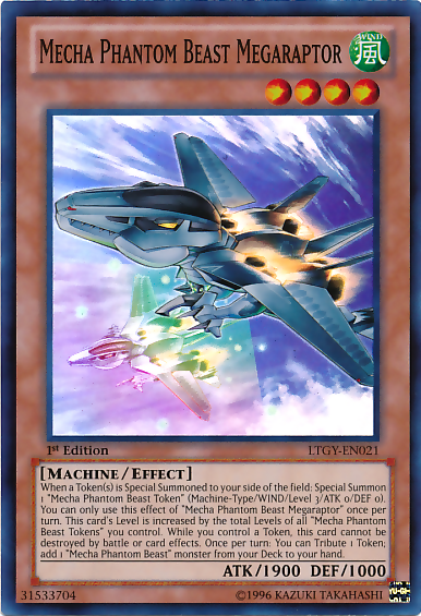 Mecha Phantom Beast Megaraptor [LTGY-EN021] Super Rare | Jomio and Rueliete's Cards and Comics