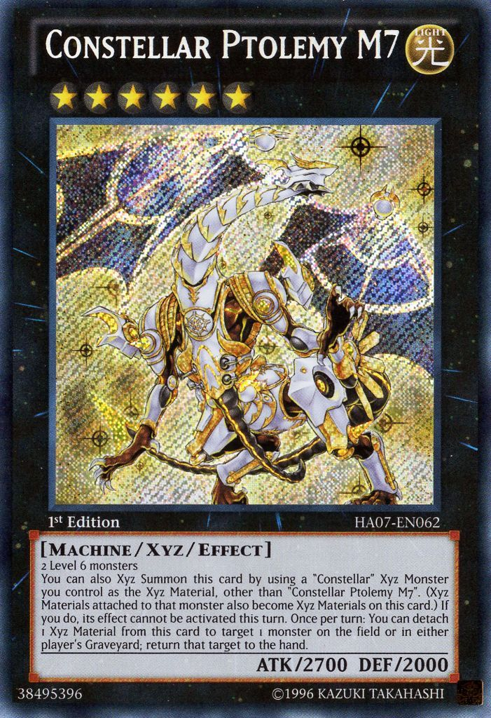 Constellar Ptolemy M7 [HA07-EN062] Secret Rare | Jomio and Rueliete's Cards and Comics