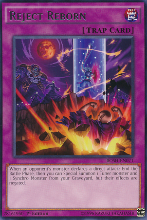 Reject Reborn [BOSH-EN071] Rare | Jomio and Rueliete's Cards and Comics